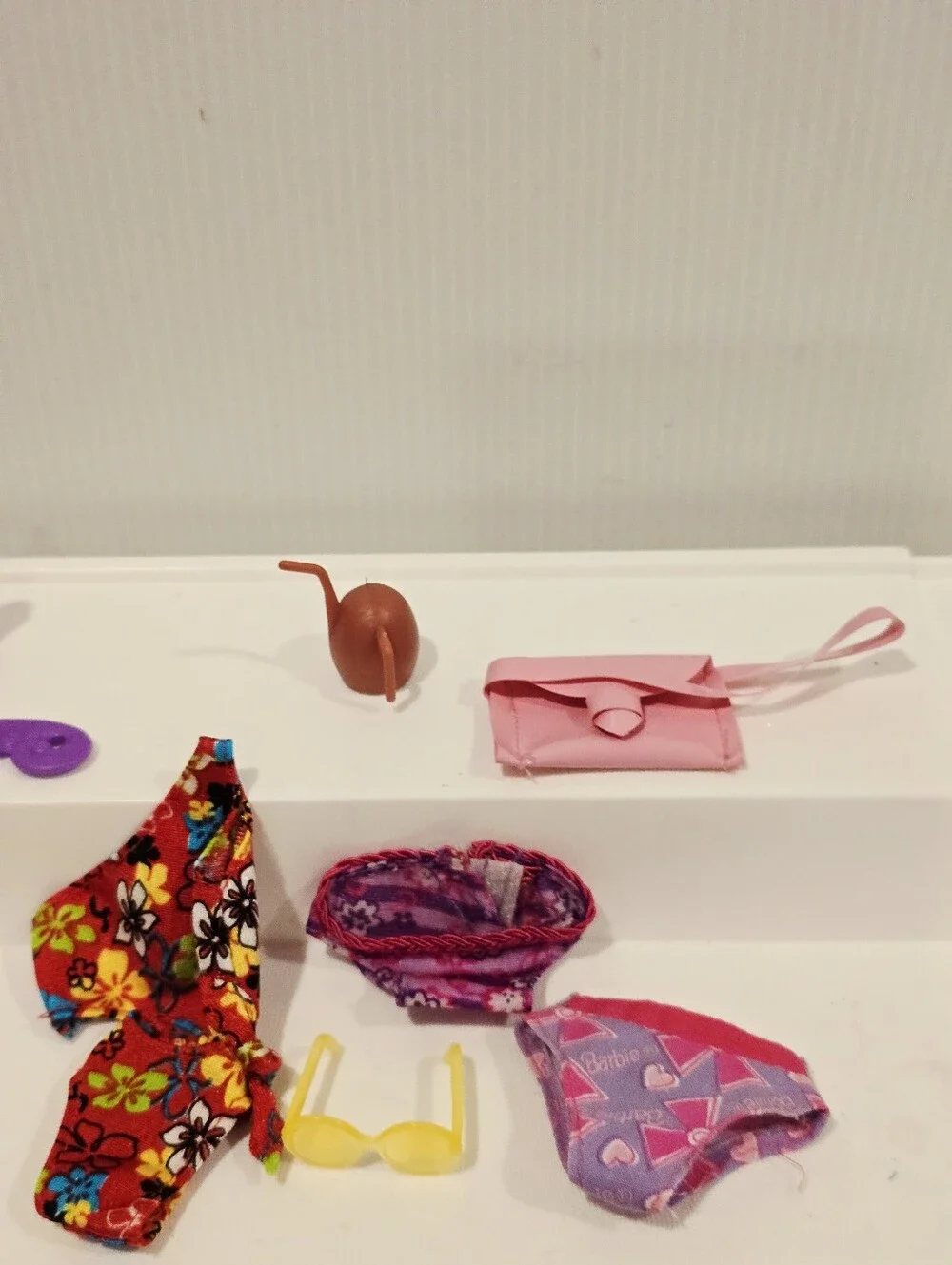 Vintage Barbie Doll Swimsuit and Beach Accessories Set